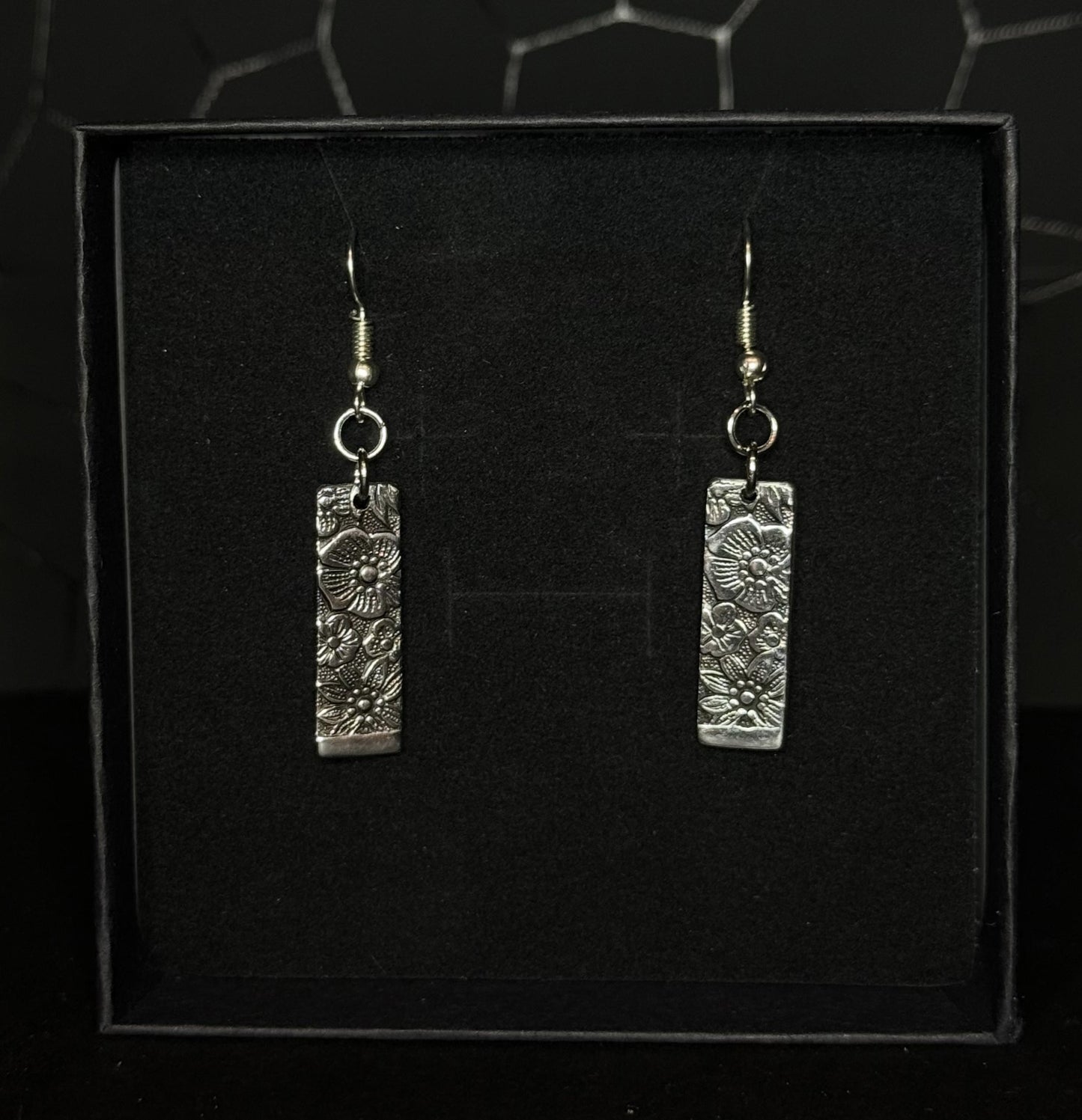 Floral Bar Earrings